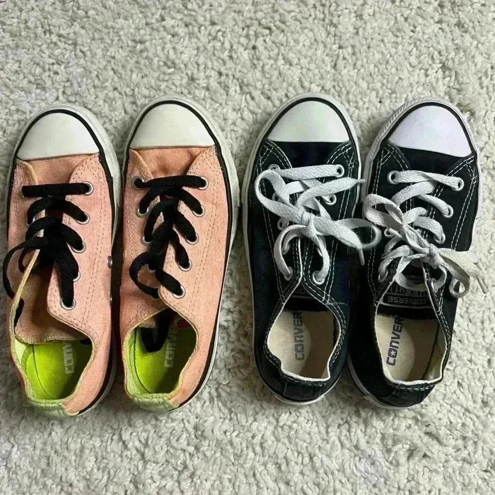 Lot of 2 Size 13 Low Top Chuck Taylor All Star Converse